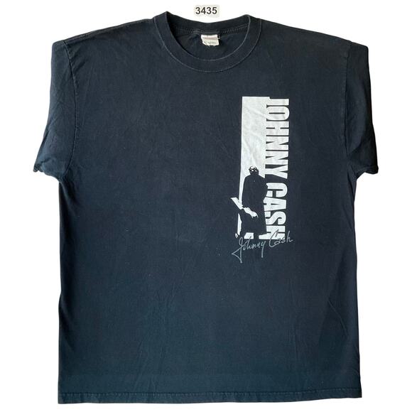 Jerzees Men’s Short Sleeve T-shirt size L, Black,Johnny Cash Reno Aces News RN&R - Picture 1 of 7